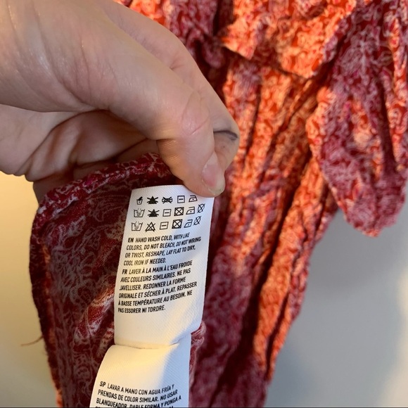 American Eagle Red and White Sun dress - Picture 6 of 7